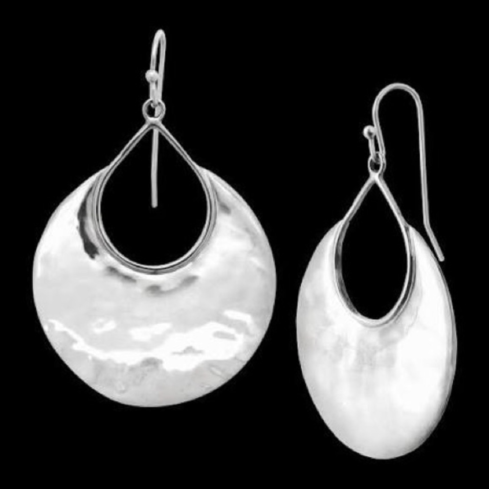 Silpada Hammered Teardrop Earrings